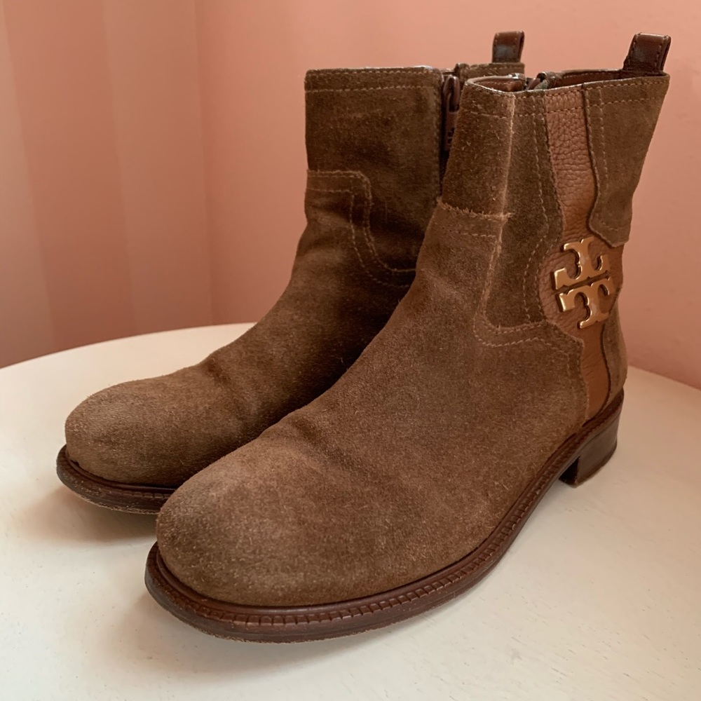 Tory Burch Brown Suede Boots